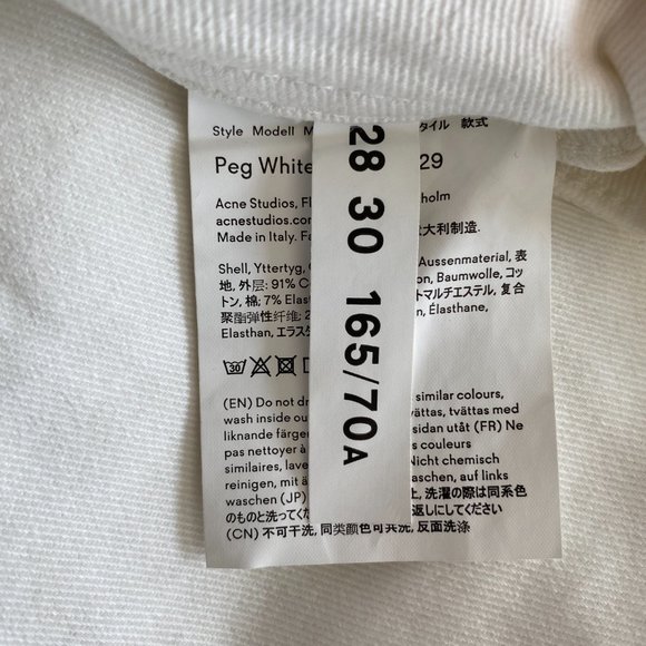 Acne Studios Blรฅ Konst 5-pocket stretch jeans NWOT Size 28 - Picture 8 of 9